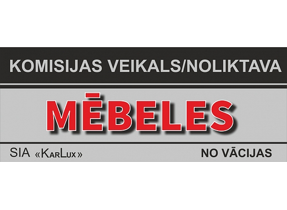 KarLux, SIA, Komisijas veikals MĒBELES