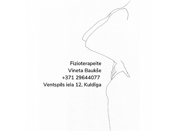 Vineta Baukše, fizioterapeita prakse