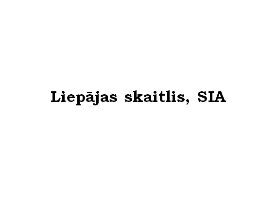 Liepājas skaitlis, SIA