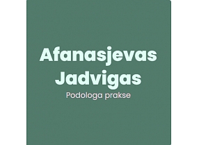 Afanasjevas Jadvigas Podologa prakse
