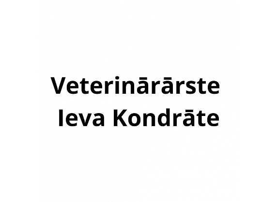 Veterinārārste Ieva Kondrāte